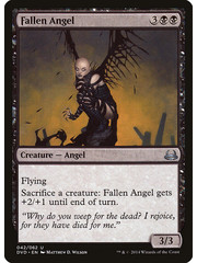 Magic: The Gathering Fallen Angel (042) Moderately Played