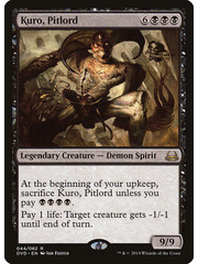 Magic: The Gathering Kuro, Pitlord (044) Moderately Played