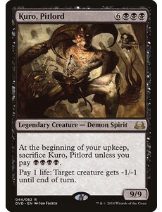 Magic: The Gathering Kuro, Pitlord (044) Moderately Played