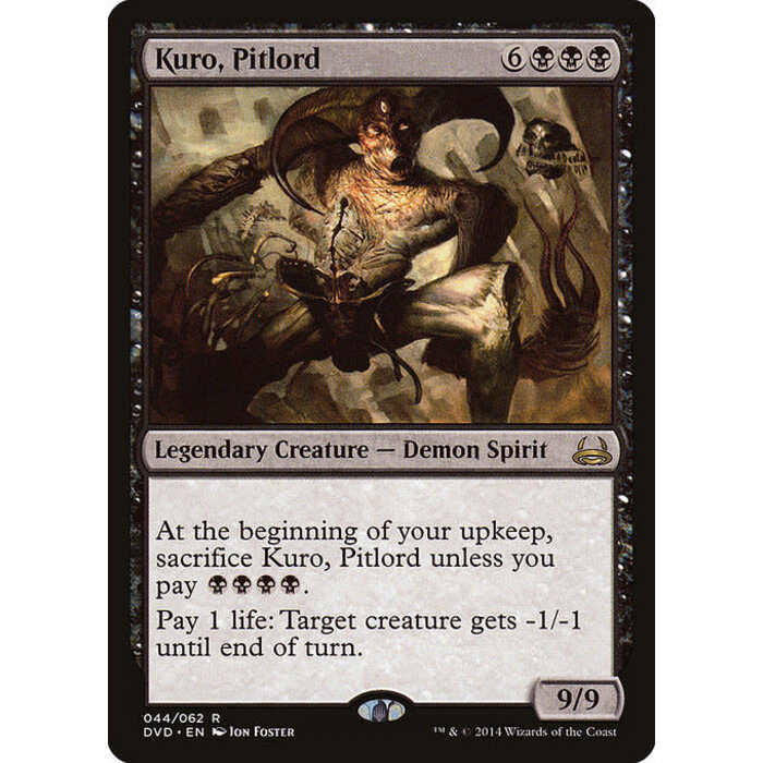 Magic: The Gathering Kuro, Pitlord (044) Moderately Played
