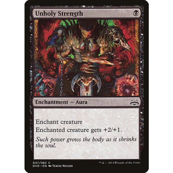 Magic: The Gathering Unholy Strength (047) Moderately Played