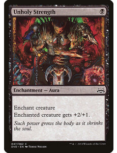 Magic: The Gathering Unholy Strength (047) Lightly Played