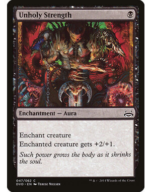 Magic: The Gathering Unholy Strength (047) Lightly Played