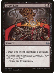 Magic: The Gathering Cruel Edict (048) Moderately Played
