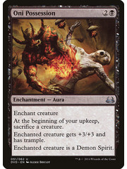 Magic: The Gathering Oni Possession (051) Moderately Played
