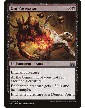 Magic: The Gathering Oni Possession (051) Moderately Played