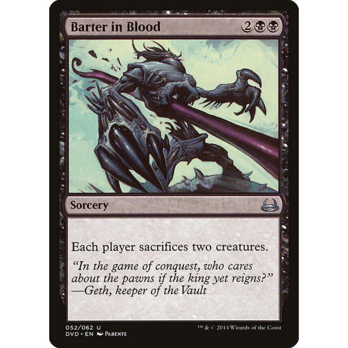 Magic: The Gathering Barter in Blood (052) Lightly Played