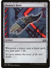 Magic: The Gathering Demon's Horn (057) Moderately Played