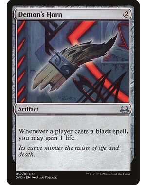 Magic: The Gathering Demon's Horn (057) Moderately Played