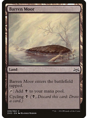 Magic: The Gathering Barren Moor (058) Lightly Played