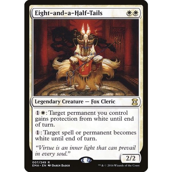 Magic: The Gathering Eight-and-a-Half-Tails (007) Lightly Played Foil