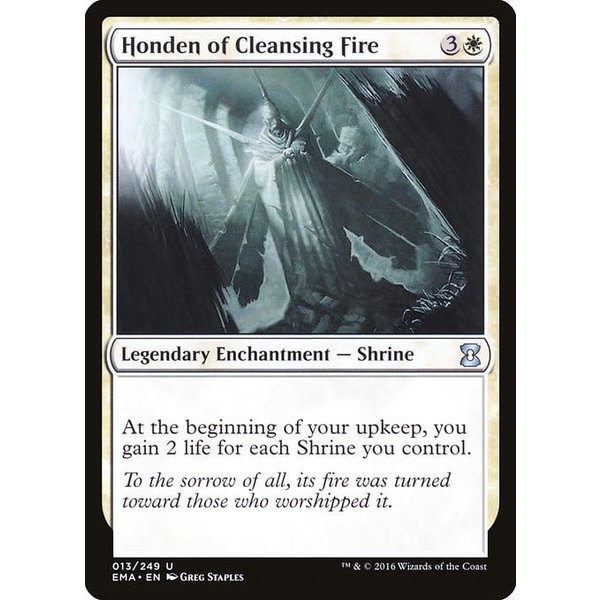 Magic: The Gathering Honden of Cleansing Fire (013) Lightly Played Foil