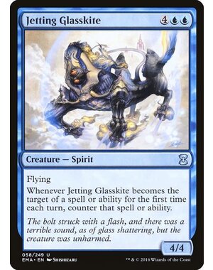 Magic: The Gathering Jetting Glasskite (058) Lightly Played