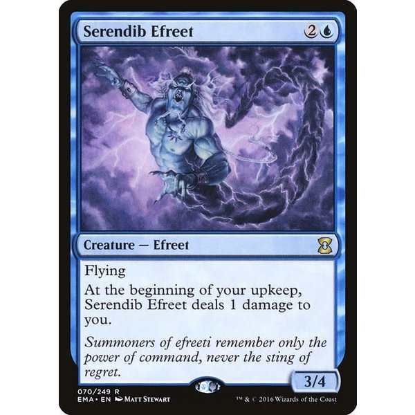 Magic: The Gathering Serendib Efreet (070) Lightly Played Foil