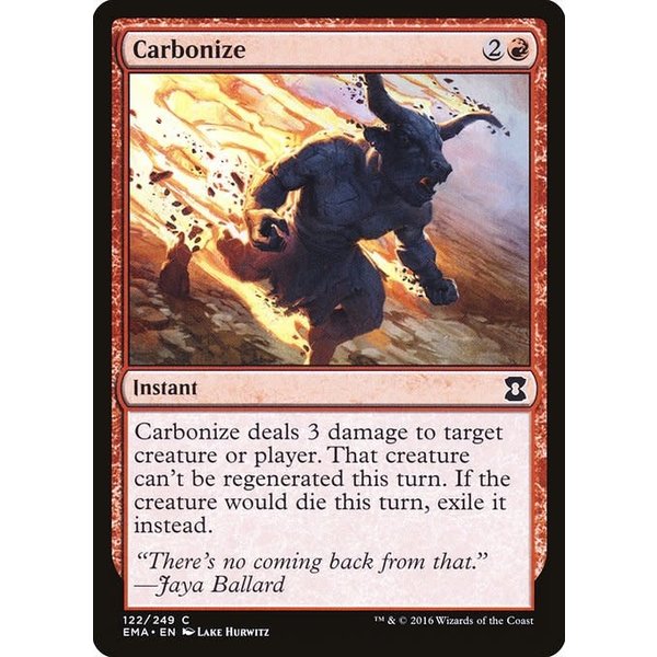 Magic: The Gathering Carbonize (122) Lightly Played