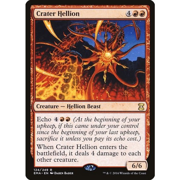 Magic: The Gathering Crater Hellion (124) Lightly Played