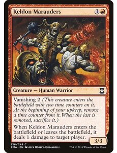 Magic: The Gathering Keldon Marauders (136) Lightly Played