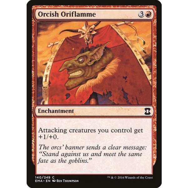 Magic: The Gathering Orcish Oriflamme (140) Lightly Played