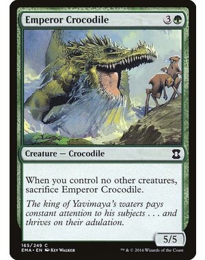 Magic: The Gathering Emperor Crocodile (165) Lightly Played