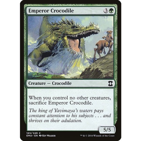 Magic: The Gathering Emperor Crocodile (165) Lightly Played