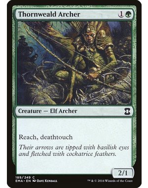 Magic: The Gathering Thornweald Archer (189) Lightly Played