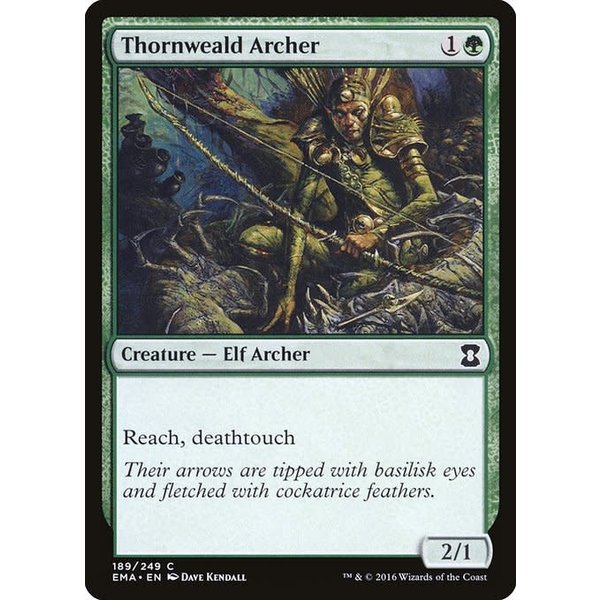 Magic: The Gathering Thornweald Archer (189) Lightly Played