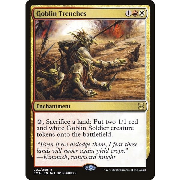 Magic: The Gathering Goblin Trenches (203) Lightly Played