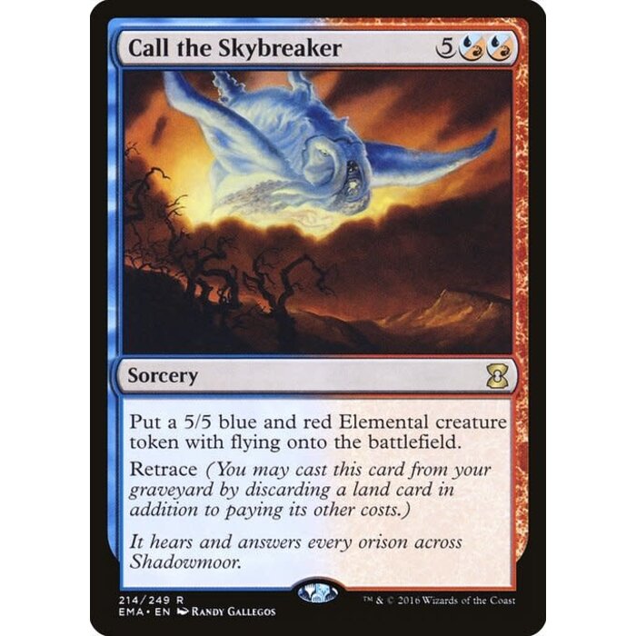 Magic: The Gathering Call the Skybreaker (214) Lightly Played