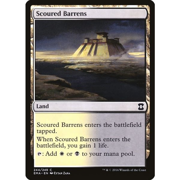 Magic: The Gathering Scoured Barrens (244) Lightly Played