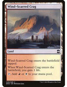 Magic: The Gathering Wind-Scarred Crag (249) Moderately Played