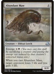 Magic: The Gathering Abundant Maw (001) Damaged