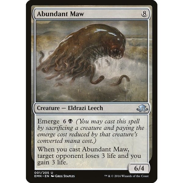 Magic: The Gathering Abundant Maw (001) Damaged