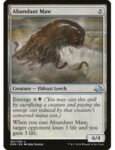 Magic: The Gathering Abundant Maw (001) Lightly Played