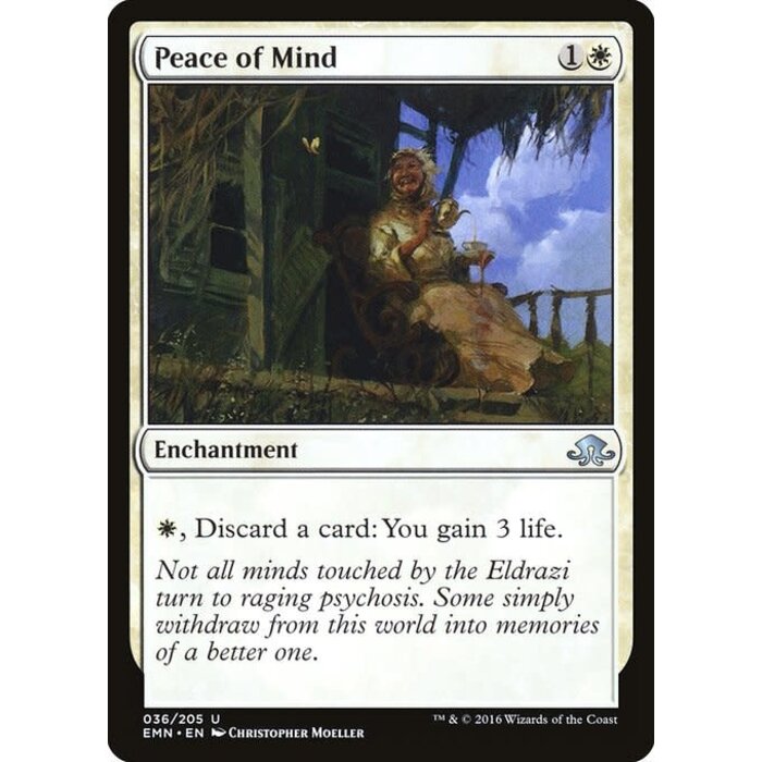 Magic: The Gathering Peace of Mind (036) Lightly Played