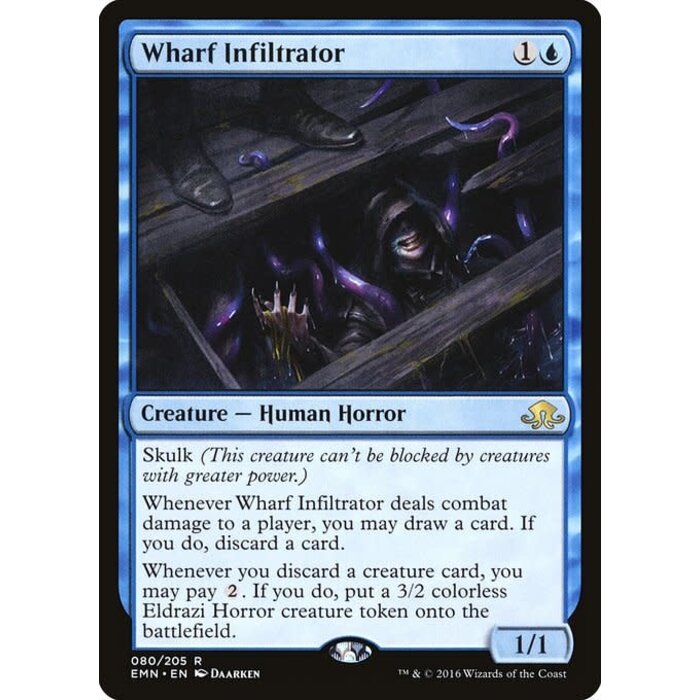 Magic: The Gathering Wharf Infiltrator (080) Lightly Played
