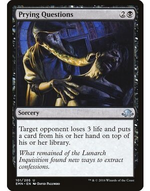 Magic: The Gathering Prying Questions (101) Lightly Played