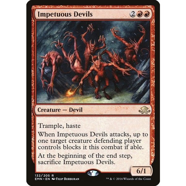 Magic: The Gathering Impetuous Devils (132) Lightly Played
