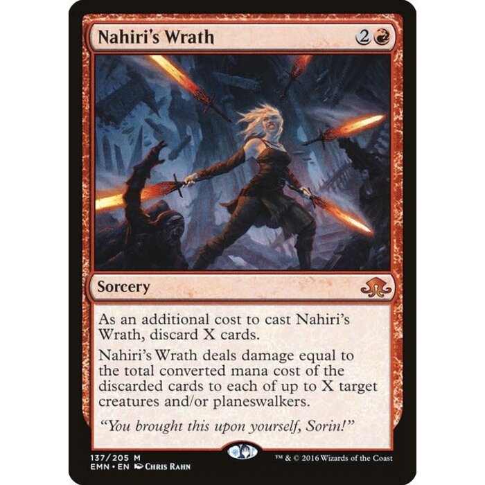 Magic: The Gathering Nahiri's Wrath (137) Lightly Played