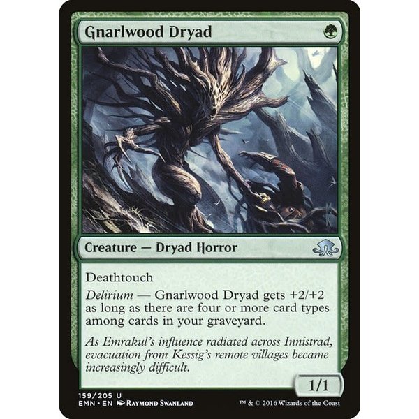 Magic: The Gathering Gnarlwood Dryad (159) Lightly Played