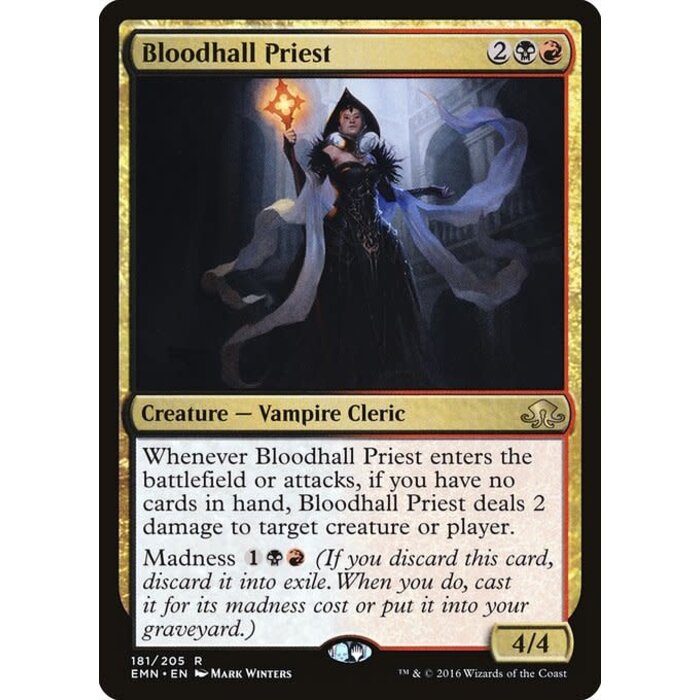 Magic: The Gathering Bloodhall Priest (181) Lightly Played