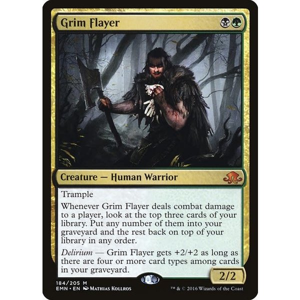 Magic: The Gathering Grim Flayer (184) Lightly Played Foil