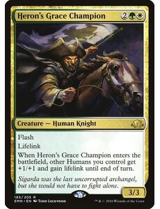 Magic: The Gathering Heron's Grace Champion (185) Near Mint