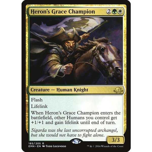 Magic: The Gathering Heron's Grace Champion (185) Near Mint