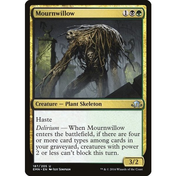 Magic: The Gathering Mournwillow (187) Lightly Played