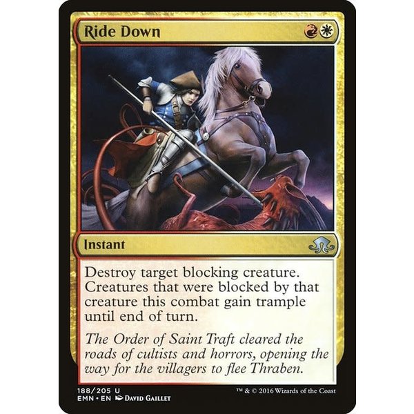 Magic: The Gathering Ride Down (188) Moderately Played