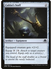 Magic: The Gathering Cultist's Staff (194) Lightly Played