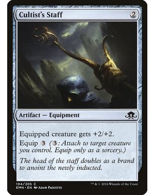 Magic: The Gathering Cultist's Staff (194) Lightly Played
