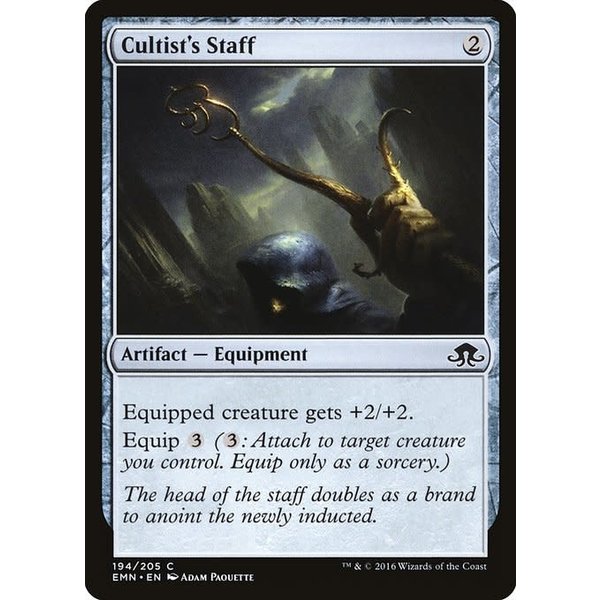 Magic: The Gathering Cultist's Staff (194) Lightly Played