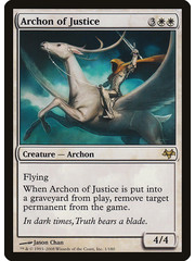 Magic: The Gathering Archon of Justice (001) Moderately Played