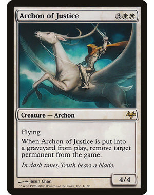 Magic: The Gathering Archon of Justice (001) Moderately Played
